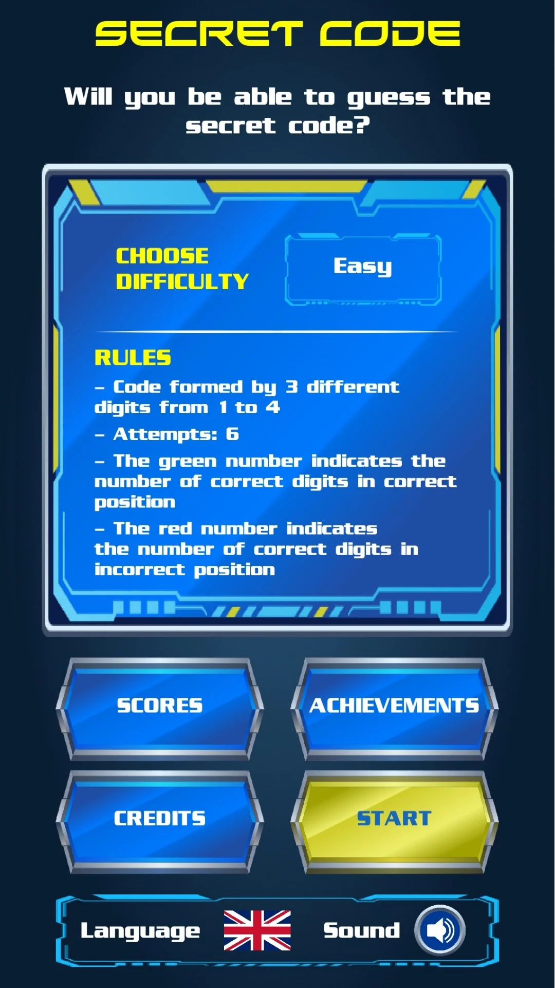 Secret Code screenshot